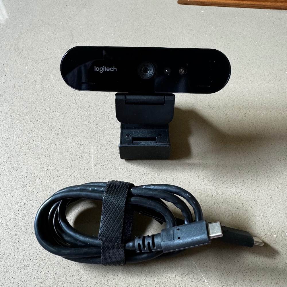 Logitech Brio 4K PRO WEBCAM 4K webcam with HDR and noise-canceling mics